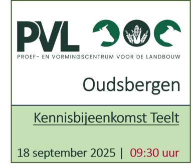 donderdag 18 september - Teelt - PVL Oudsbergen - ochtend