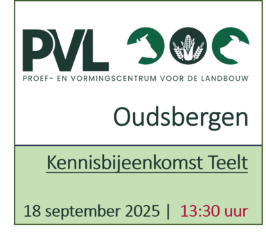 donderdag 18 september - Teelt - PVL Oudsbergen - middag