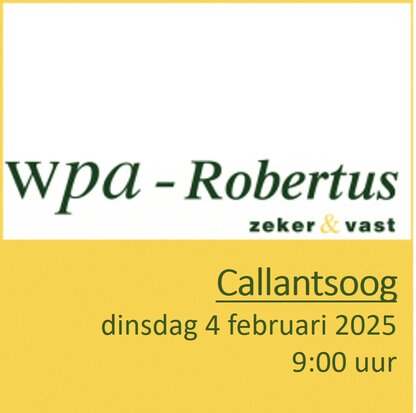 Callantsoog - dinsdag 4 februari 2025 - Teelt - ochtend