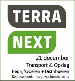 donderdag 21 december 09:30 - reservering kennisbijeenkomst Distribueren gewasbescherming